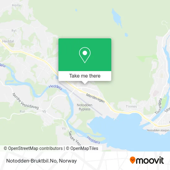Notodden-Bruktbil.No map