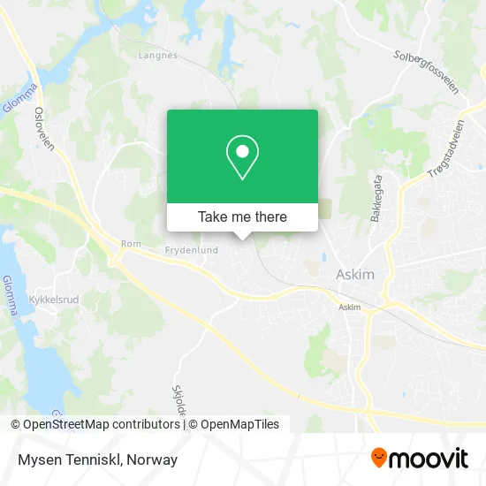 Mysen Tenniskl map