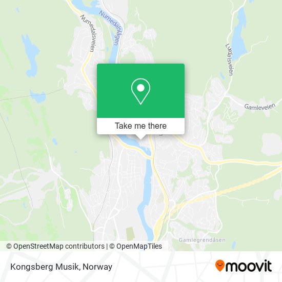 Kongsberg Musik map