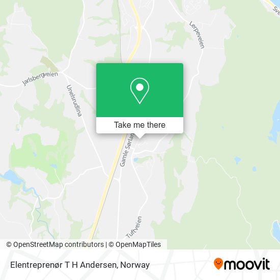 Elentreprenør T H Andersen map