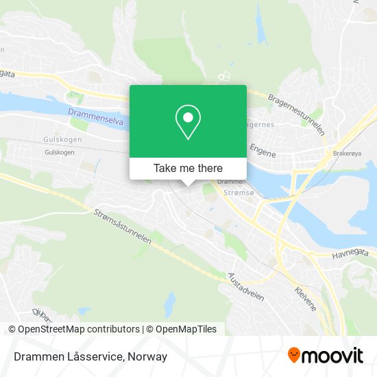 Drammen Låsservice map