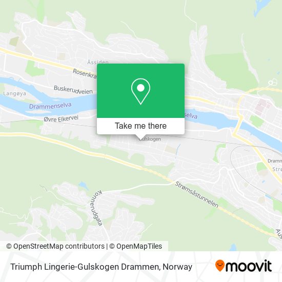 Triumph Lingerie-Gulskogen Drammen map