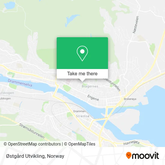 Østgård Utvikling map