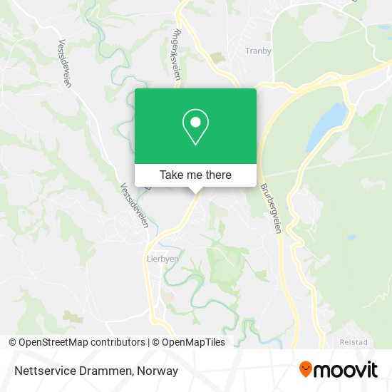 Nettservice Drammen map