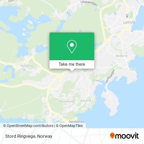 Stord Ringvege map