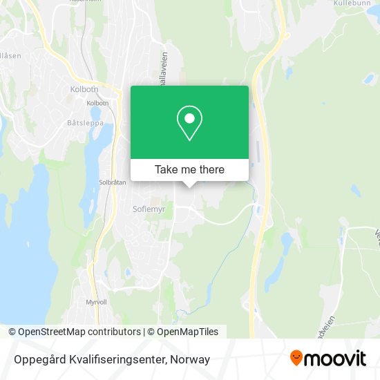 Oppegård Kvalifiseringsenter map