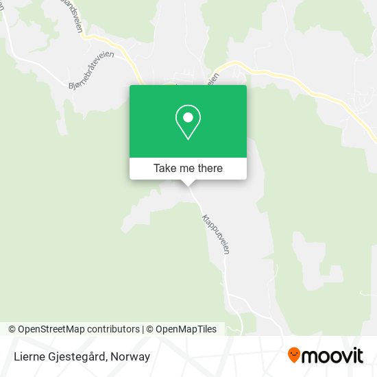 Lierne Gjestegård map