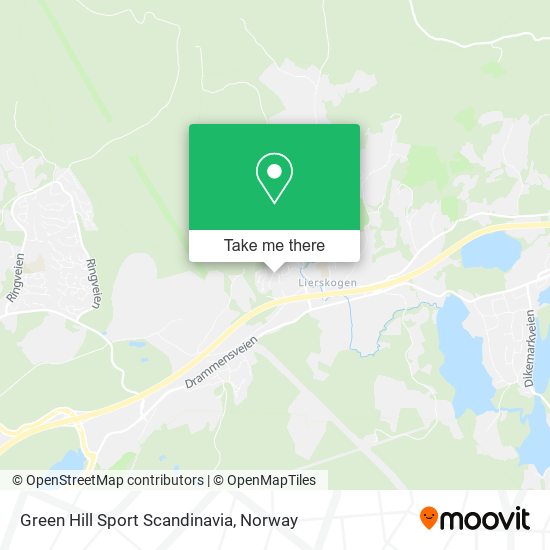 Green Hill Sport Scandinavia map