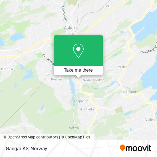Gangar AS map