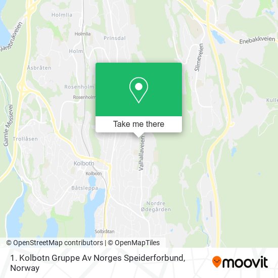 1. Kolbotn Gruppe Av Norges Speiderforbund map