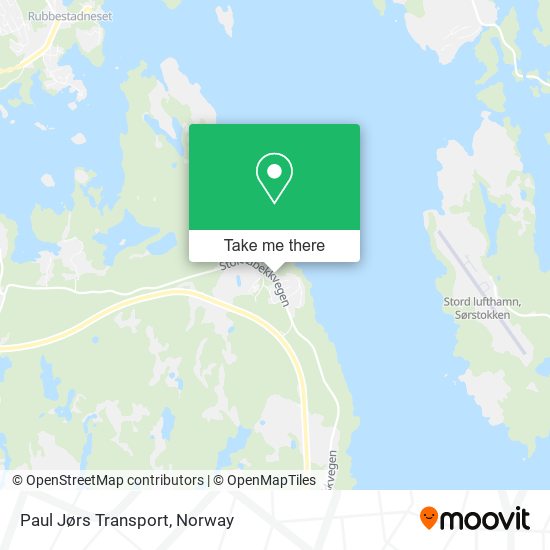 Paul Jørs Transport map