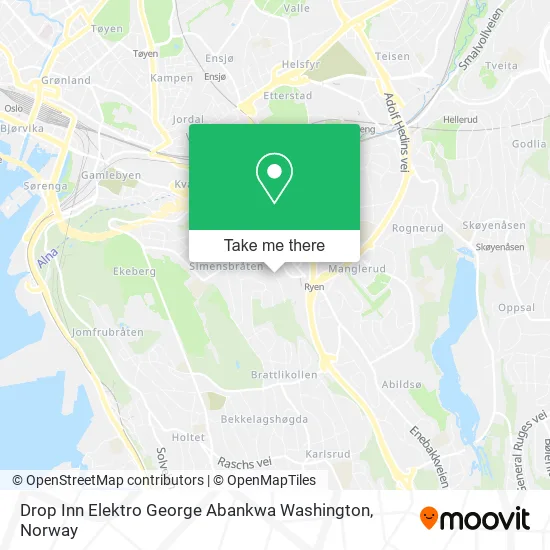 Drop Inn Elektro George Abankwa Washington map