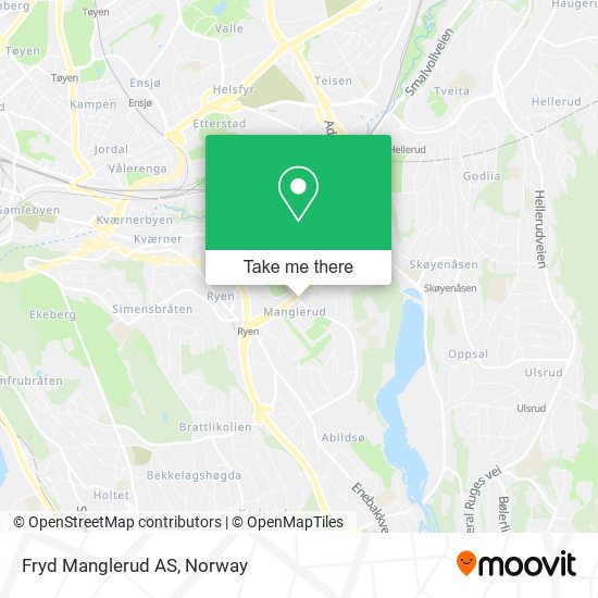 Fryd Manglerud AS map