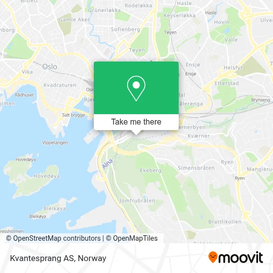 Kvantesprang AS map