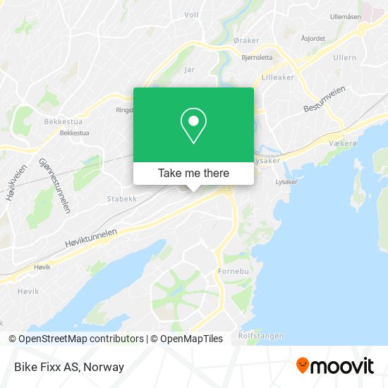 Bike Fixx AS map