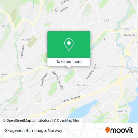 Skogveien Barnehage map