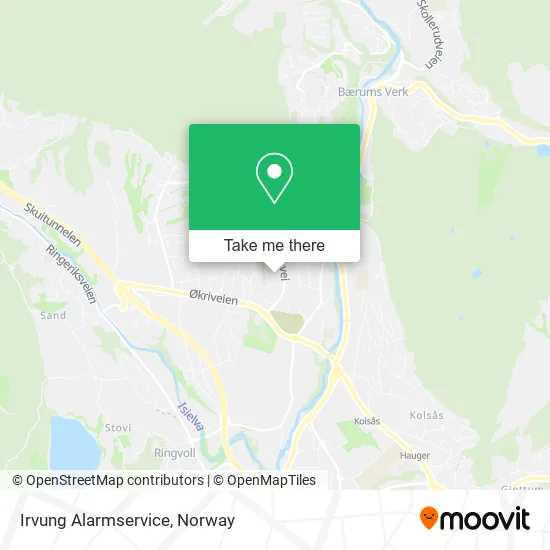Irvung Alarmservice map
