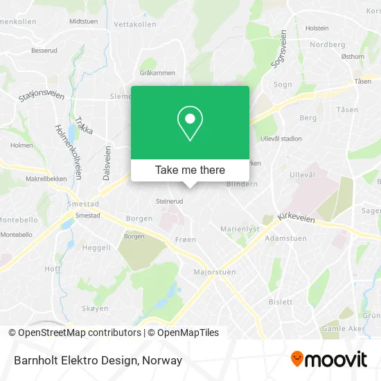 Barnholt Elektro Design map