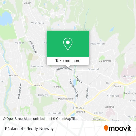 Råskinnet - Ready map