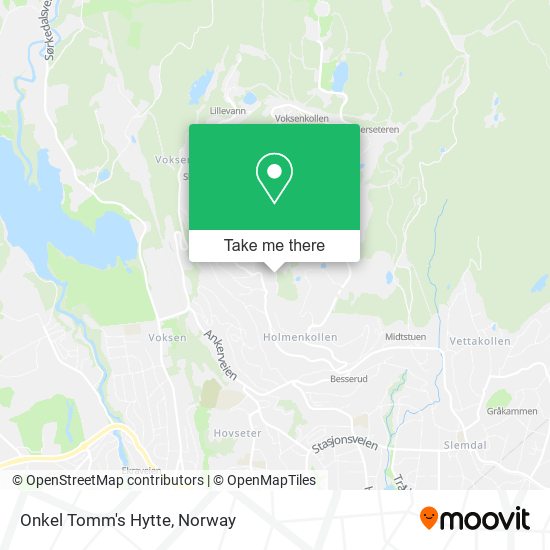 Onkel Tomm's Hytte map