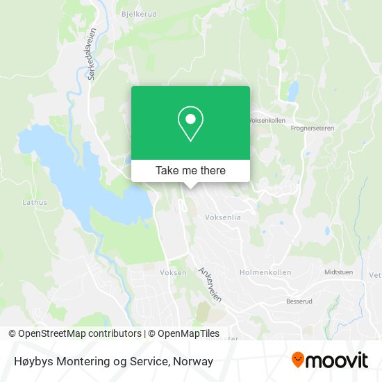 Høybys Montering og Service map