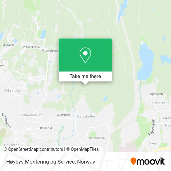 Høybys Montering og Service map