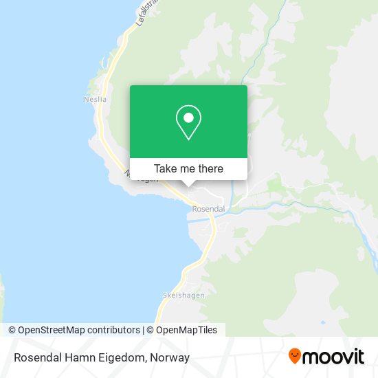 Rosendal Hamn Eigedom map