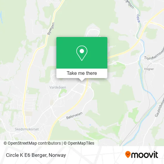 Circle K E6 Berger map