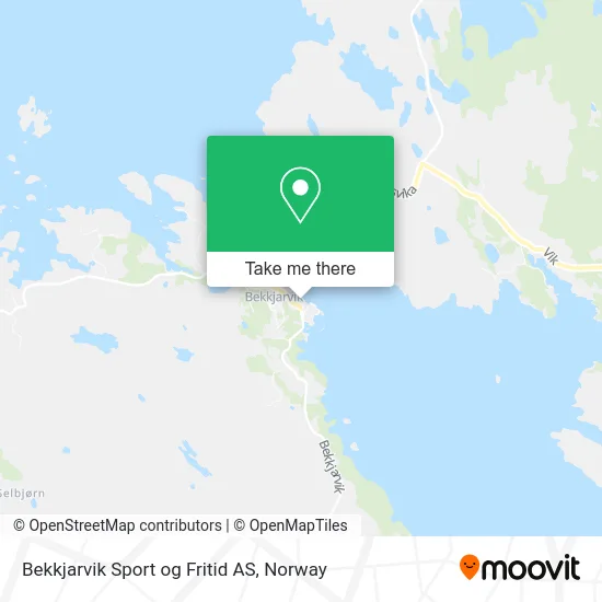 Bekkjarvik Sport og Fritid AS map