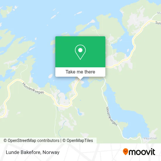 Lunde Bakefore map