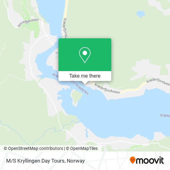 M/S Kryllingen Day Tours map
