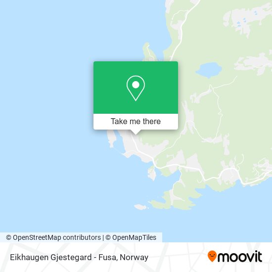 Eikhaugen Gjestegard - Fusa map