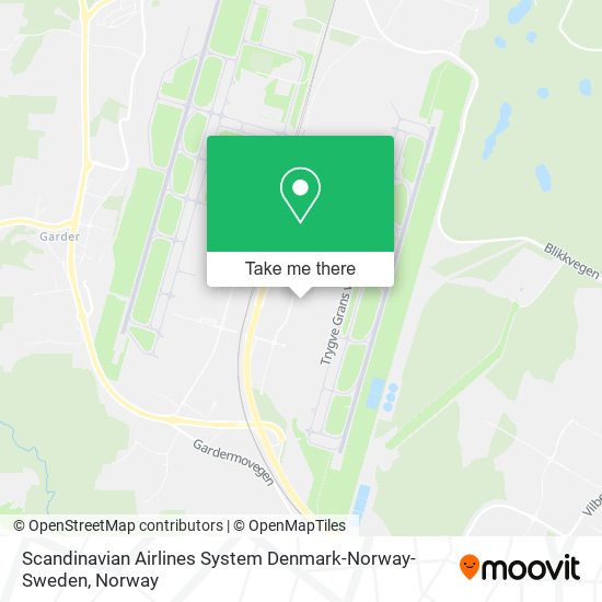 Scandinavian Airlines System Denmark-Norway-Sweden map