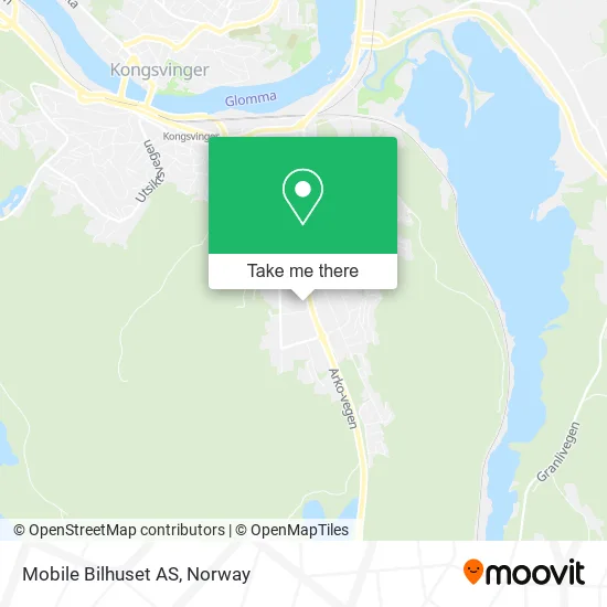 Mobile Bilhuset AS map