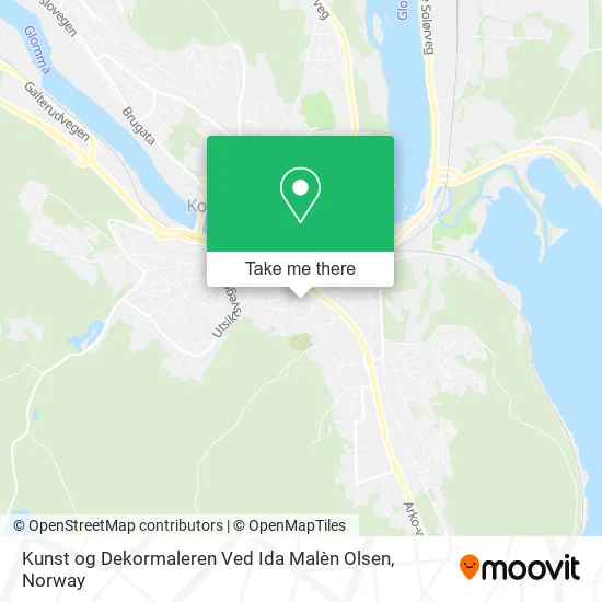 Kunst og Dekormaleren Ved Ida Malèn Olsen map