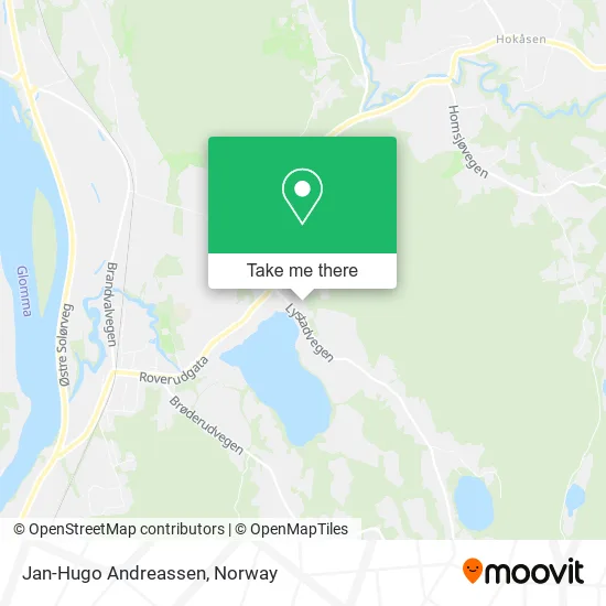 Jan-Hugo Andreassen map