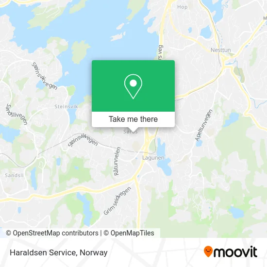 Haraldsen Service map