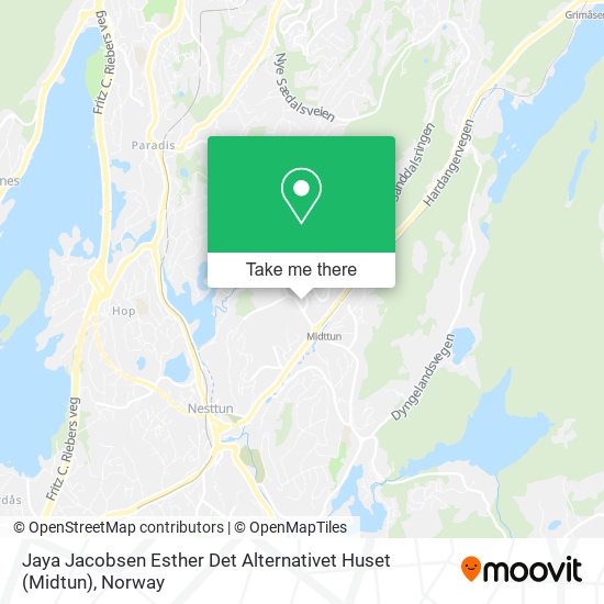 Jaya Jacobsen Esther Det Alternativet Huset (Midtun) map