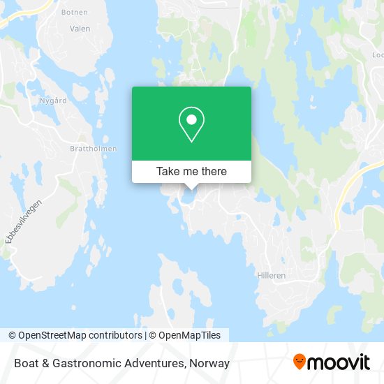 Boat & Gastronomic Adventures map