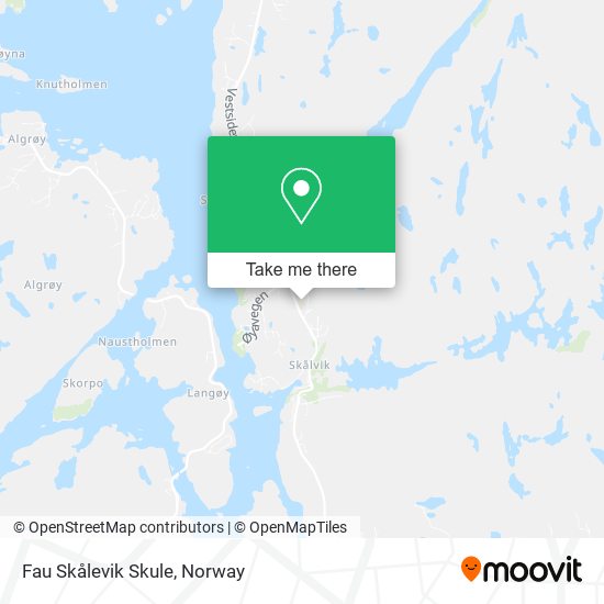 Fau Skålevik Skule map