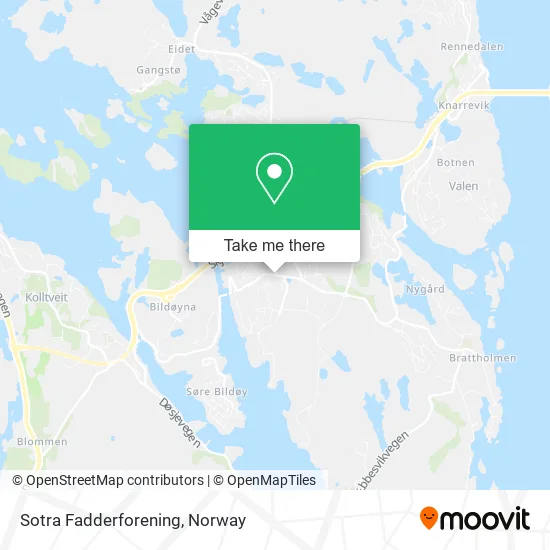 Sotra Fadderforening map