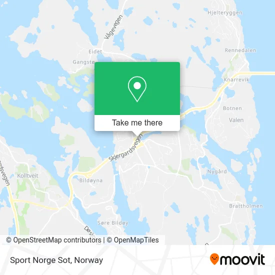 Sport Norge Sot map