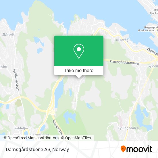 Damsgårdstuene AS map