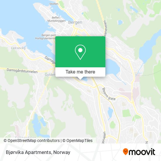 Bjørvika Apartments map