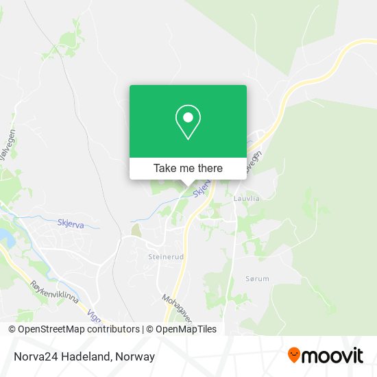 Norva24 Hadeland map