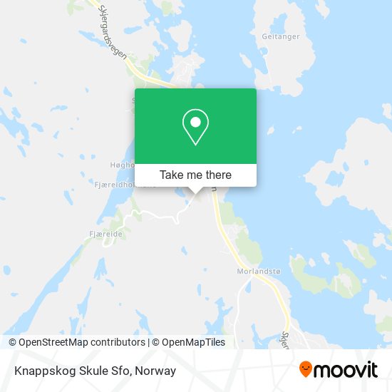 Knappskog Skule Sfo map