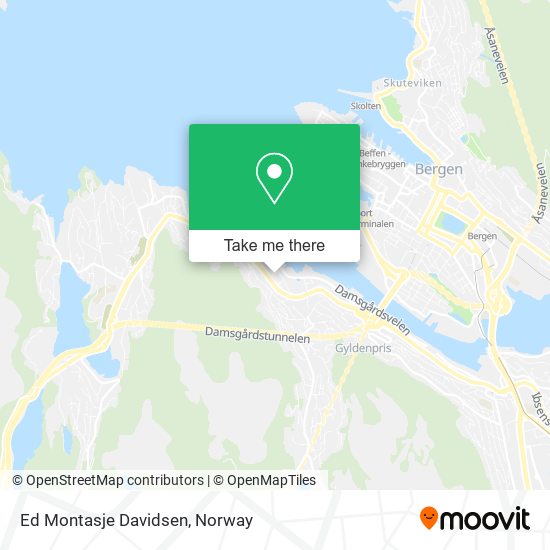 Ed Montasje Davidsen map