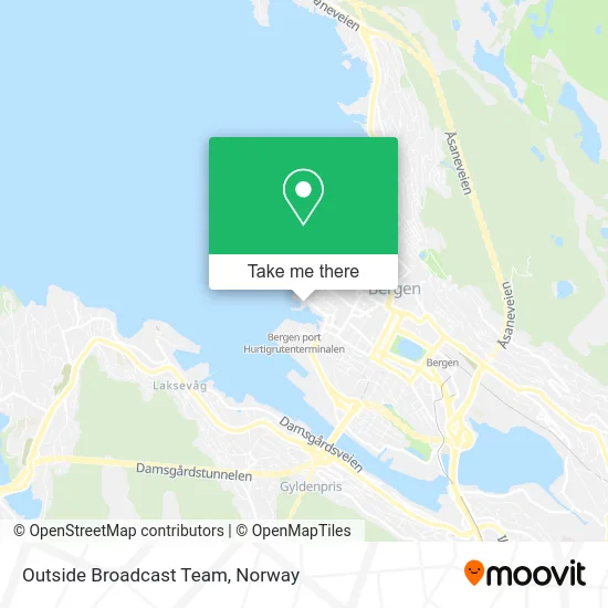 Outside Broadcast Team map