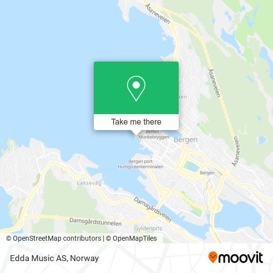 Edda Music AS map