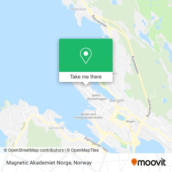 Magnetic Akademiet Norge map